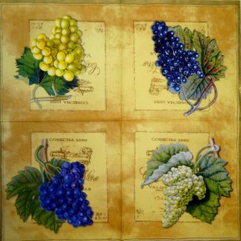 049 Grapes - 3-ply (beige) - Ihr - Metropolitan Museum